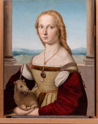 Galleria Borghese Raffaello, Dama con liocorno