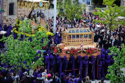 Processione col corpo di Cristo Astorga Pasqua di Resurrezione
