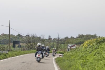 Grana Monferrato Vespe on the road
