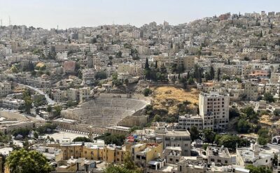 Giordania Amman vista dalla Cittadella