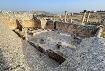 Giordania Jerash Chiesa cristiana santi Cosimo e Damiano