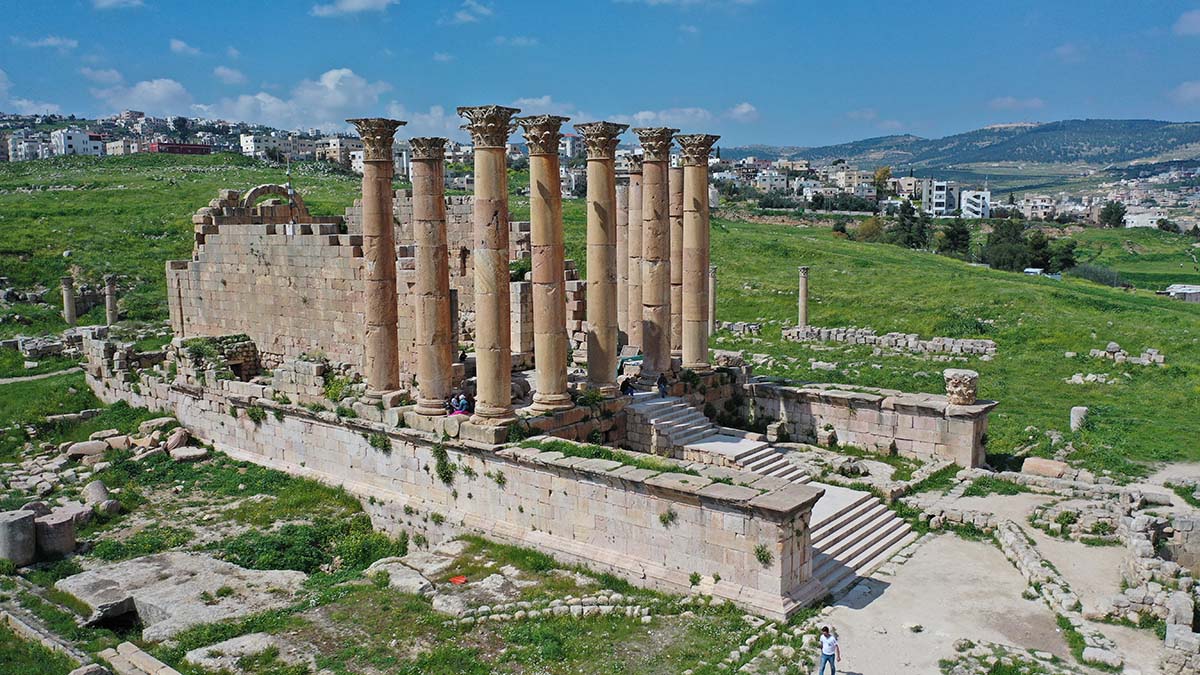 Giordania Jerash Tempio di Artemide