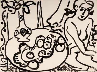 Venezia Musei Civici Mestre Henri Matisse Felce frutta e figura femminile 1947