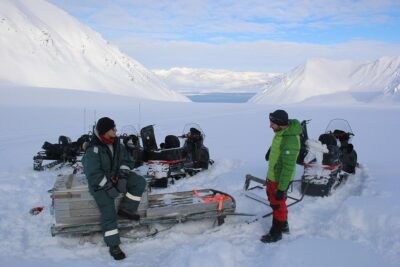 Ny Alesund motoslitta Polo Nord riscaldamento globale