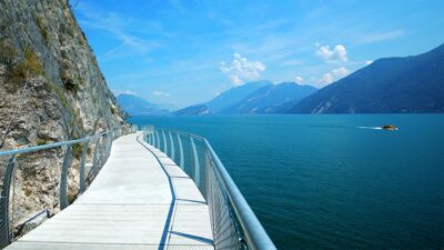 Autunno Lago di Garda pista ciclabile