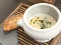 Gusto e sapori Valle Aurina Campo Tures Zuppa cremosa al Ahrntaler Graukäse