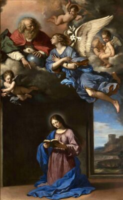 Il Guercino, Annunciazione - Cento Chiesa di San Lorenzo 