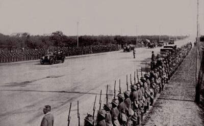 Milano-Laghi corteo re d'italia 1924