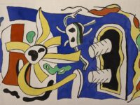 Matisse_ Fernand Léger, Composizione su fondo blu (1937) -Musée de Grenoble