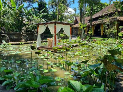 Isola di Bali tempio Taman Ayun