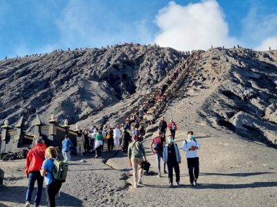 Indonesia Giava salita al vulcano Bromo