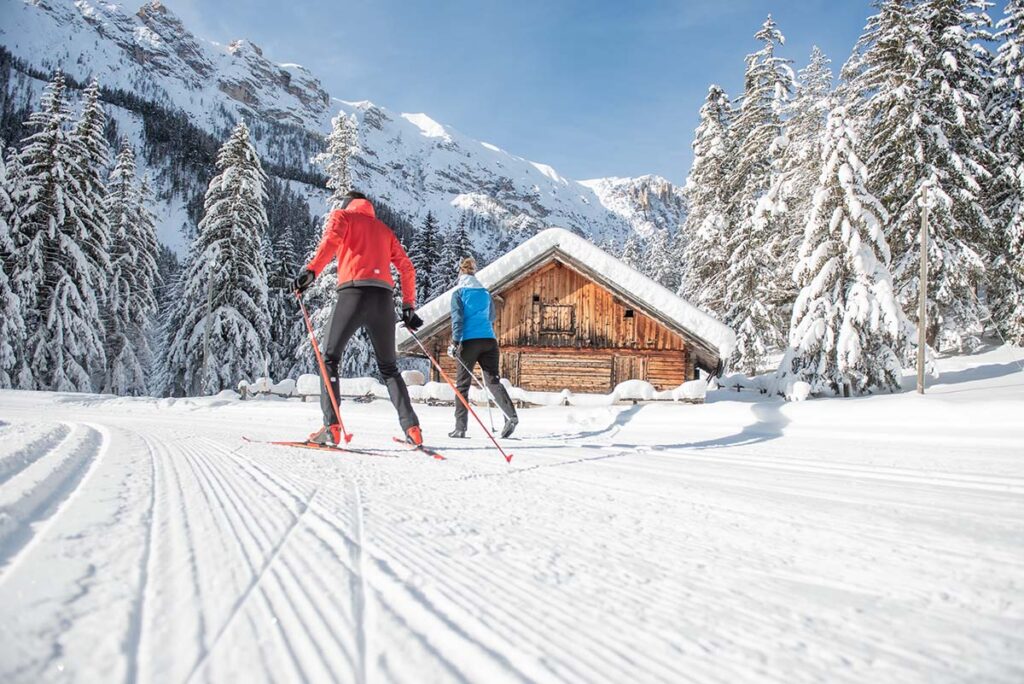 Val Badia sci di fondo San Vigilio di Marebbe San Martino in Badia neve