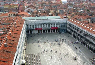 Aperture straordinarie MUVE, sede del museo Correr visto dall'alto