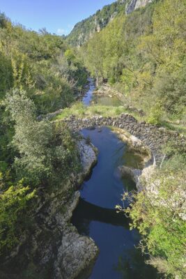 Sud del salento Salerno Morigerati Ponte medievale sul fiume Bussentino