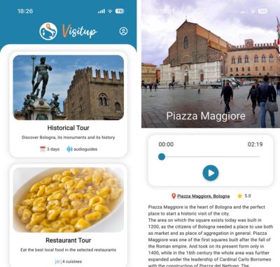 Visitup Bologna Audio guide e locali