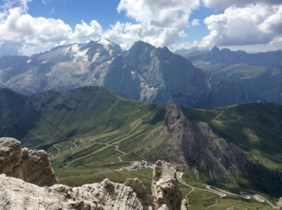 panorama dal sass-pordoi