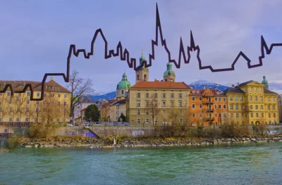 Tirolo Austria Innsbruck Il Panorama di Dürer