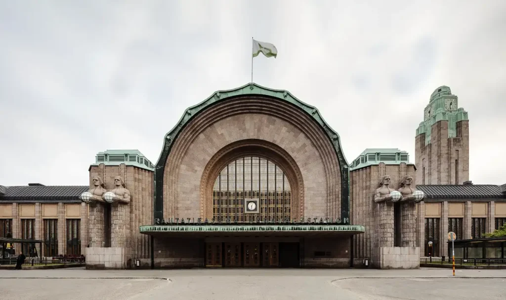 Finlandia Helinki Rautatieasema Stazione ferroviaria