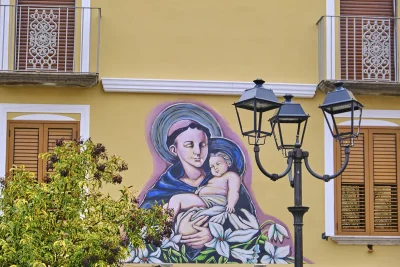 Rotonda borgo autentico nel Parco Nazionale del Pollino 4 Rotonda borgo autentico Basilicata murale