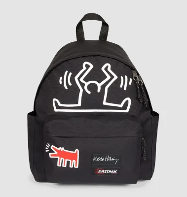 Creatività collezione Eastpak ispirata a Keith Haring borse e zaini