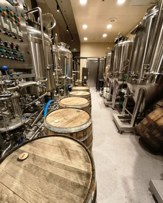 Finlandia Helinki Rautatieasema Torre dell'orologio birrificio