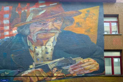 Fiandre Ostenda street art The Crystal Ship