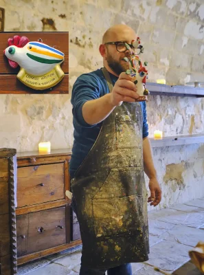 Basilicata 1: L’anima nascosta di Matera tra case grotte e chiese rupestri 8 Basilicata Matera Christian Andrisani, creatore del suo tipico cucù