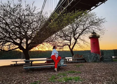 Fari di luce New York Little Red Lighthouse