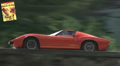 Lamborghini Miura dal film The Italian Job