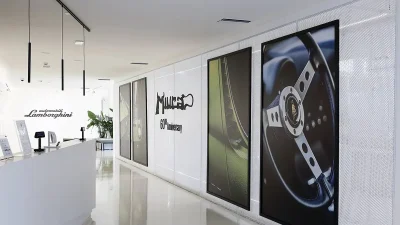 Mostra 60 anni Lamborghini Miura a Sant'Agata Bolognese