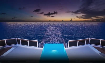 NCL Norwegian Luna panorama dal ponte di poppa