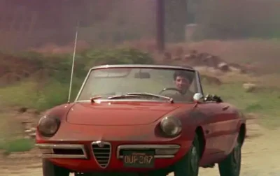 Alfa Romeo spider “Duetto”: una leggenda nata 60 anni fa 5 Alfa Romeo Spider Duetto - il Laureato - Dustin Hoffmann