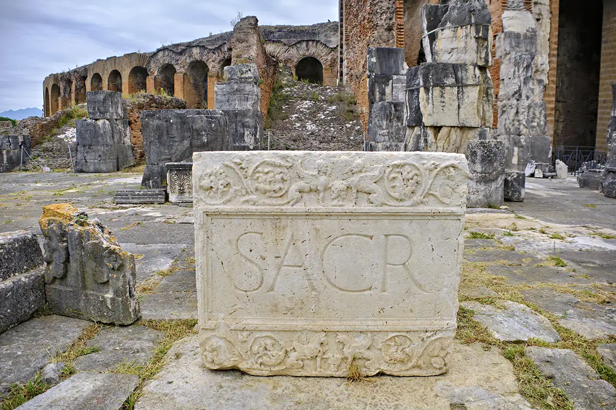 Campania, Caserta, Santa Maria Capua Vetere Anfiteatro campano