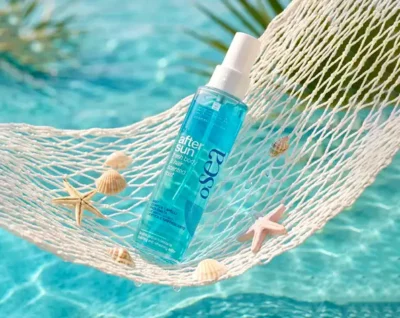 Beauty Case Estivo - Summer Gourmand, acqua profumata idratante, mist bifasica solare, makeup waterproof estate.