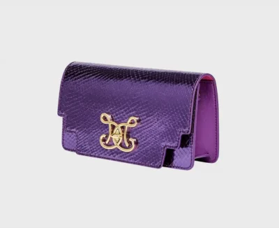 Borse per l'estate, De Marquet borsa viola, Da pochette a pratica borsa a tracolla, borsa in silicone morbido, 