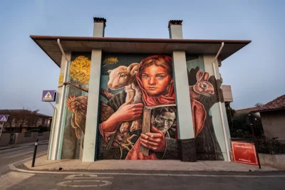 A Vallà la memoria si fa street art: come la rinascita di un borgo è diventata un museo a cielo aperto 4 Castelfranco Veneto, Riese Pio X, The Wallà, museo a cielo aperto", "street art", "rigenerazione urbana"