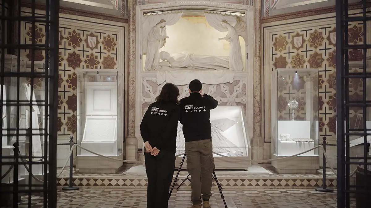 Preserving-Assisi Chiesa inferiore campagna di digitalizzazione (Ph. Haltadefinizione) Preserving Assisi, gigapixel Basilica San Francesco Assisi, digital