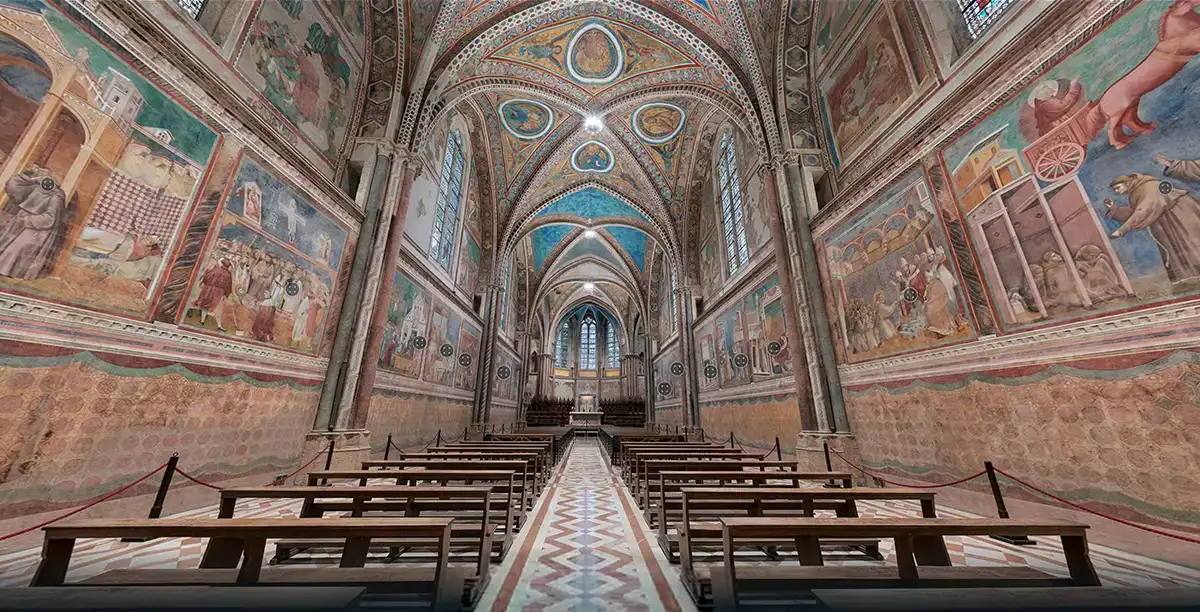 Basilica di San Francesco Assisi virtual tour digitale