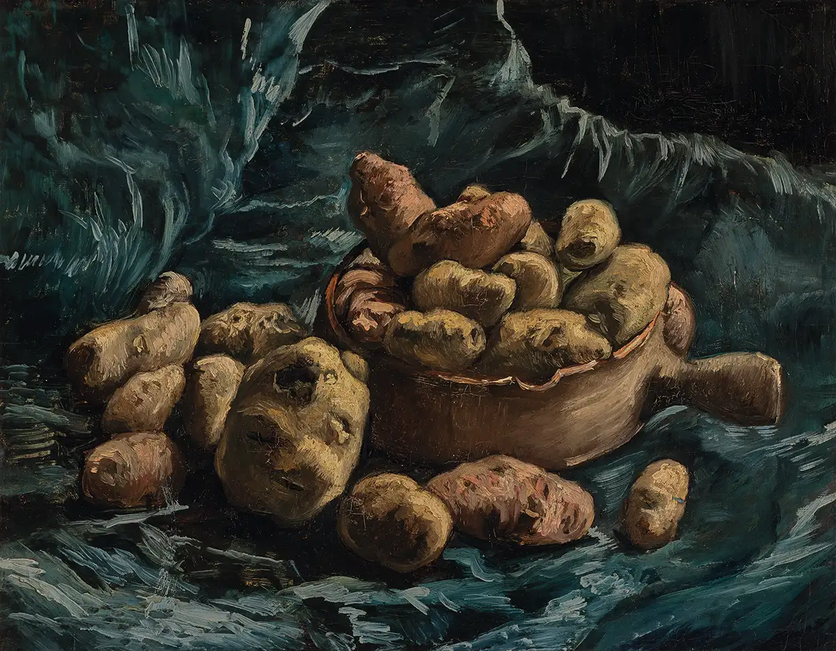 Vincent van Gogh Natura morta con patate, autunno 1886 monet-van-gogh-kandinsky-palazzo-diamanti-ferrara