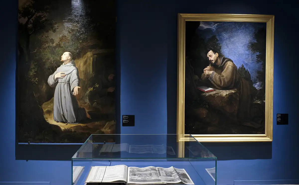 allestimento mostra San Francesco Arezzo Mostra, san Francesco, Arezzo, dal Medioevo al Novecento